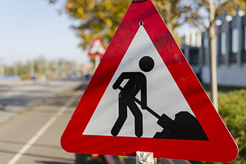 Closing passages due to road work Closing passages due to road work